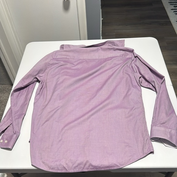 Johnston & Murphy Purple Casual Button Down Shirt - Picture 9 of 10